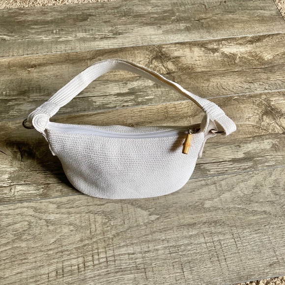 Talbots White Jute Handbag - Picture 2 of 13